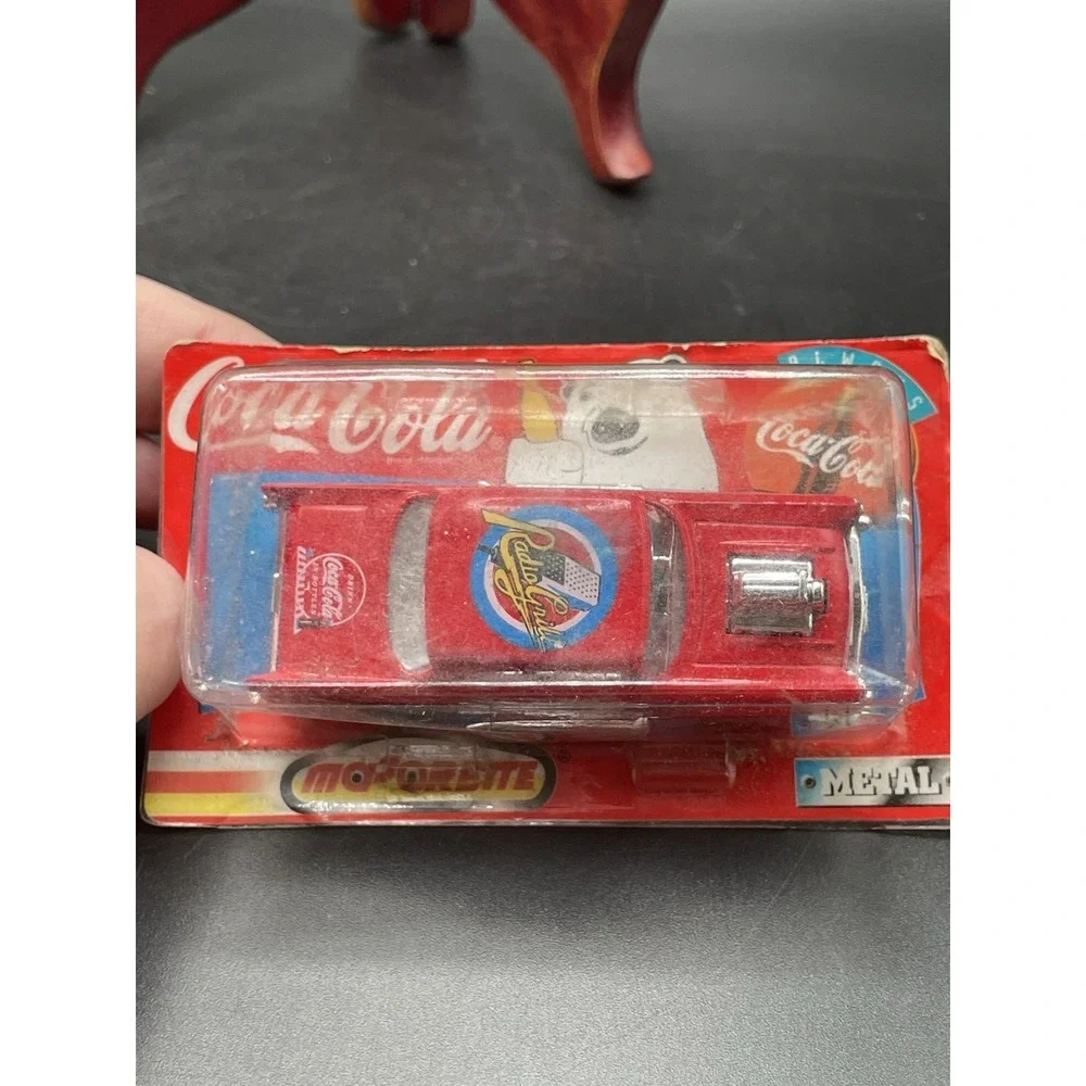 Vintage Majorette Coca Cola Die Cast Car 1997 Radio Grill 200 Series On card